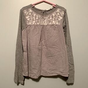 Girl's Floral Gap Shirt 